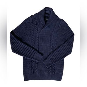 Zara mens knit Long sleeve sweater